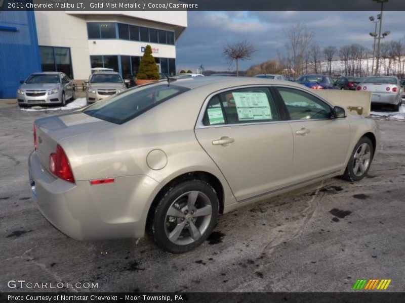 Gold Mist Metallic / Cocoa/Cashmere 2011 Chevrolet Malibu LT