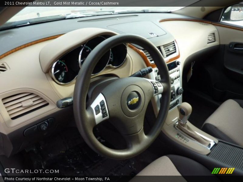 Gold Mist Metallic / Cocoa/Cashmere 2011 Chevrolet Malibu LT