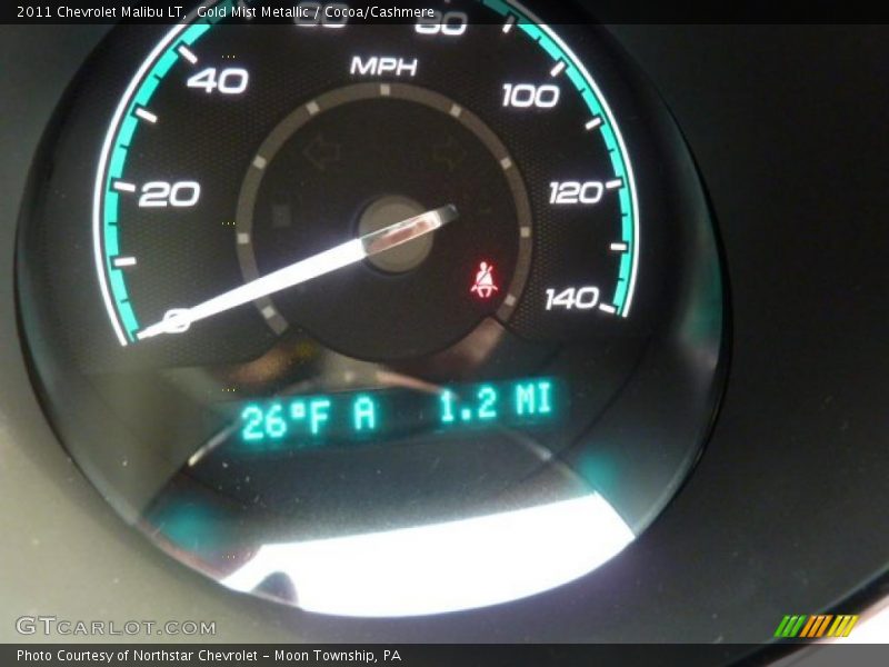 Gold Mist Metallic / Cocoa/Cashmere 2011 Chevrolet Malibu LT