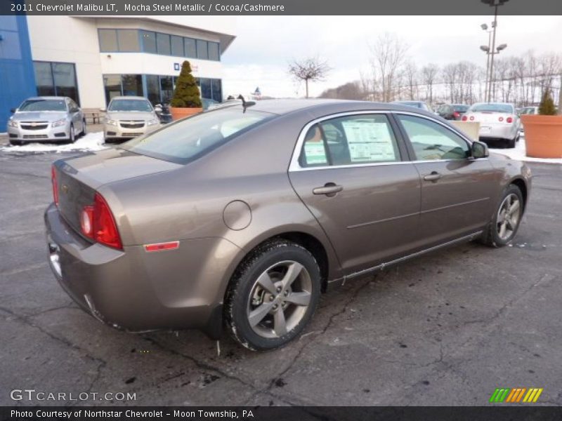 Mocha Steel Metallic / Cocoa/Cashmere 2011 Chevrolet Malibu LT