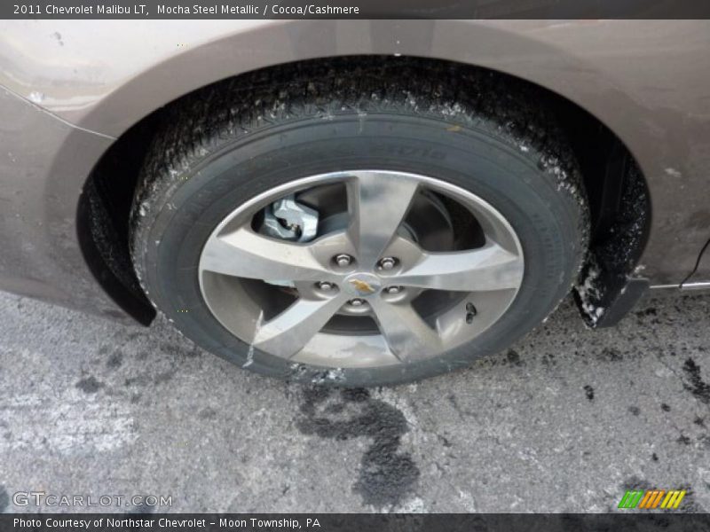 Mocha Steel Metallic / Cocoa/Cashmere 2011 Chevrolet Malibu LT
