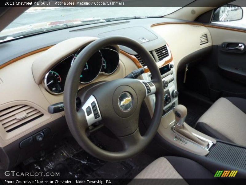 Mocha Steel Metallic / Cocoa/Cashmere 2011 Chevrolet Malibu LT