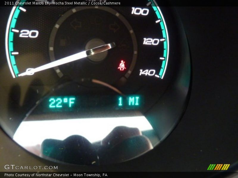 Mocha Steel Metallic / Cocoa/Cashmere 2011 Chevrolet Malibu LT