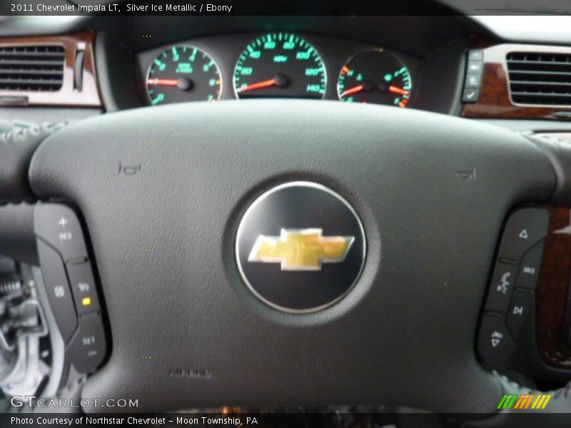 Silver Ice Metallic / Ebony 2011 Chevrolet Impala LT