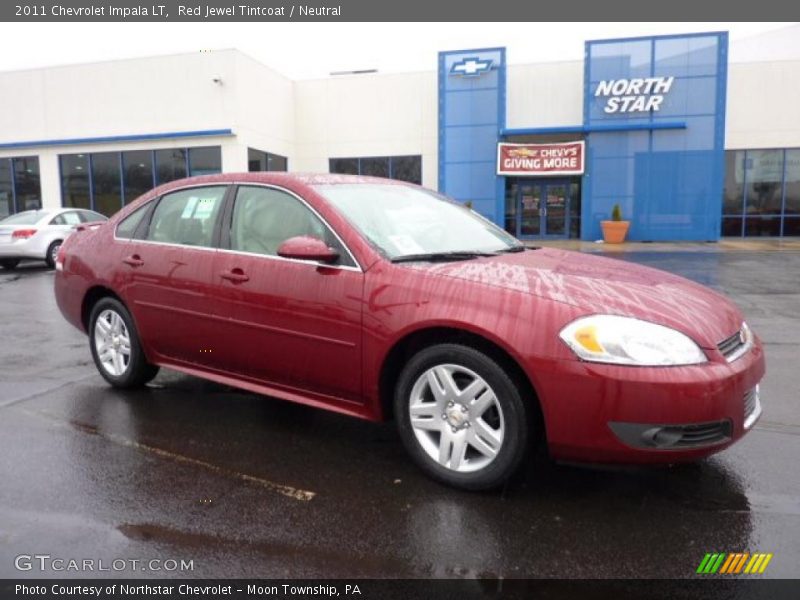 Red Jewel Tintcoat / Neutral 2011 Chevrolet Impala LT