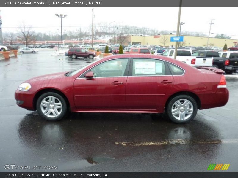 Red Jewel Tintcoat / Neutral 2011 Chevrolet Impala LT