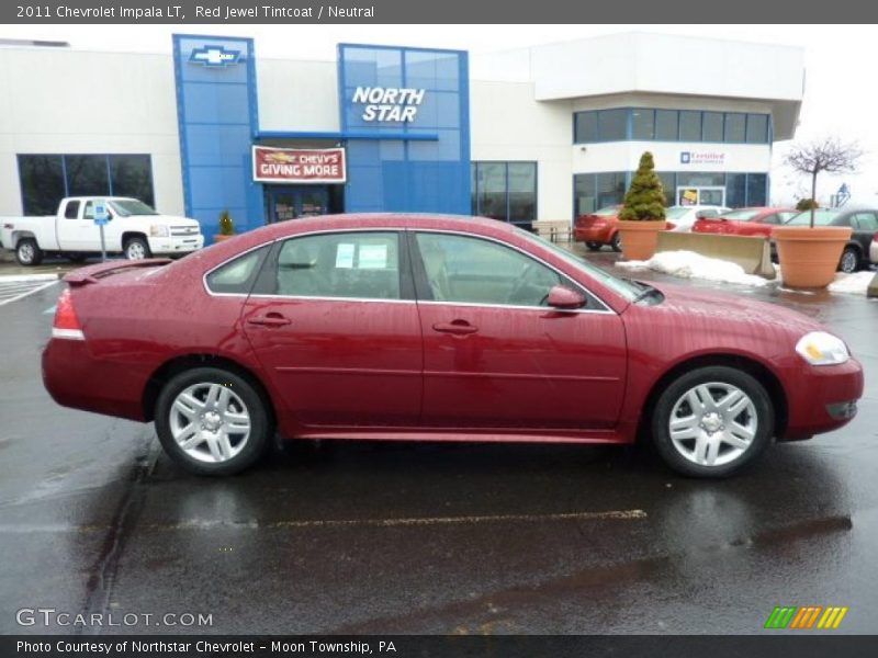 Red Jewel Tintcoat / Neutral 2011 Chevrolet Impala LT