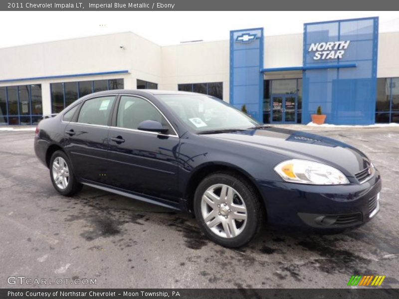 Imperial Blue Metallic / Ebony 2011 Chevrolet Impala LT