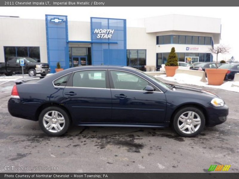 Imperial Blue Metallic / Ebony 2011 Chevrolet Impala LT