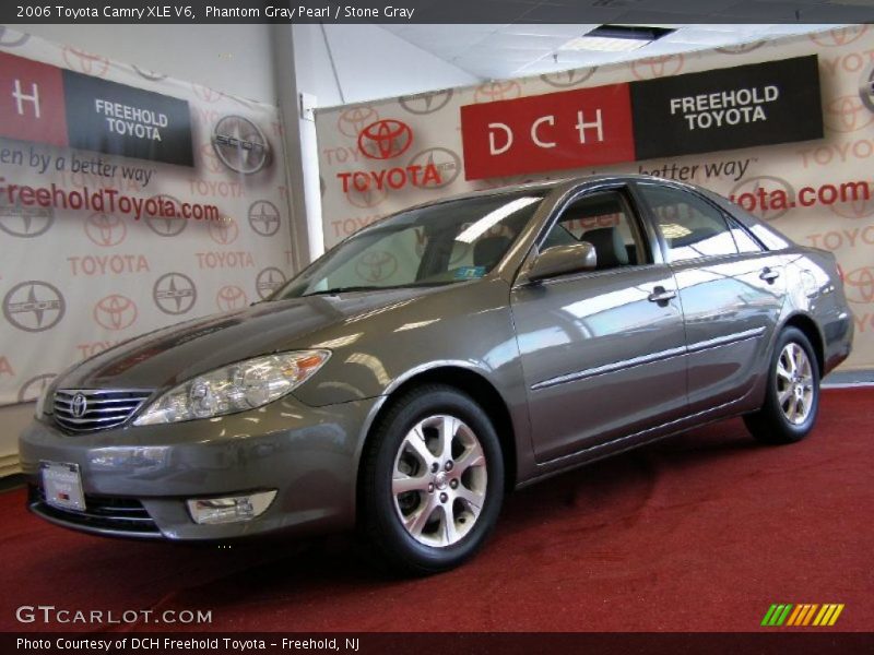 Phantom Gray Pearl / Stone Gray 2006 Toyota Camry XLE V6