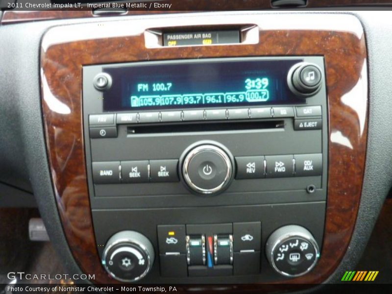 Imperial Blue Metallic / Ebony 2011 Chevrolet Impala LT