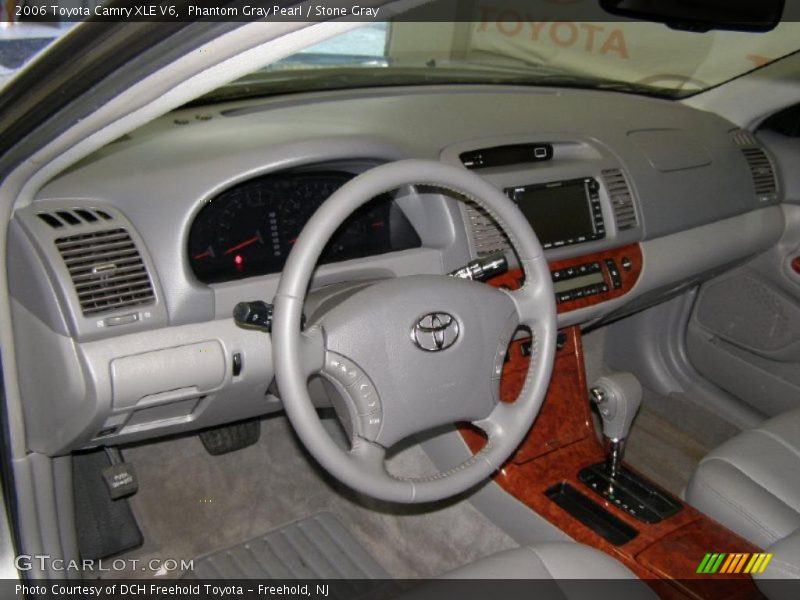 Phantom Gray Pearl / Stone Gray 2006 Toyota Camry XLE V6