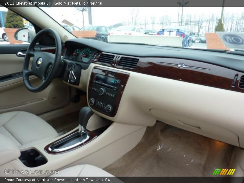 Gold Mist Metallic / Neutral 2011 Chevrolet Impala LT