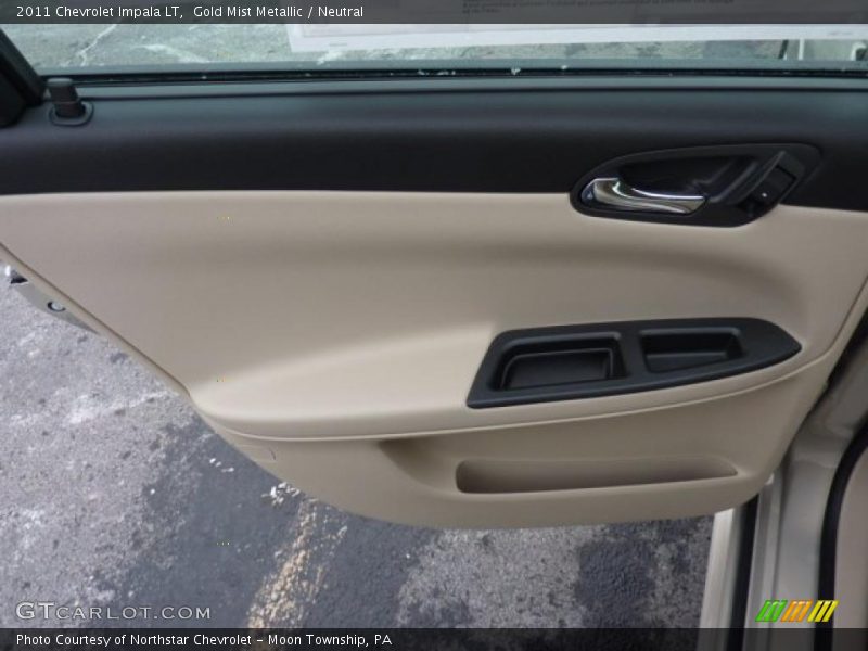 Gold Mist Metallic / Neutral 2011 Chevrolet Impala LT