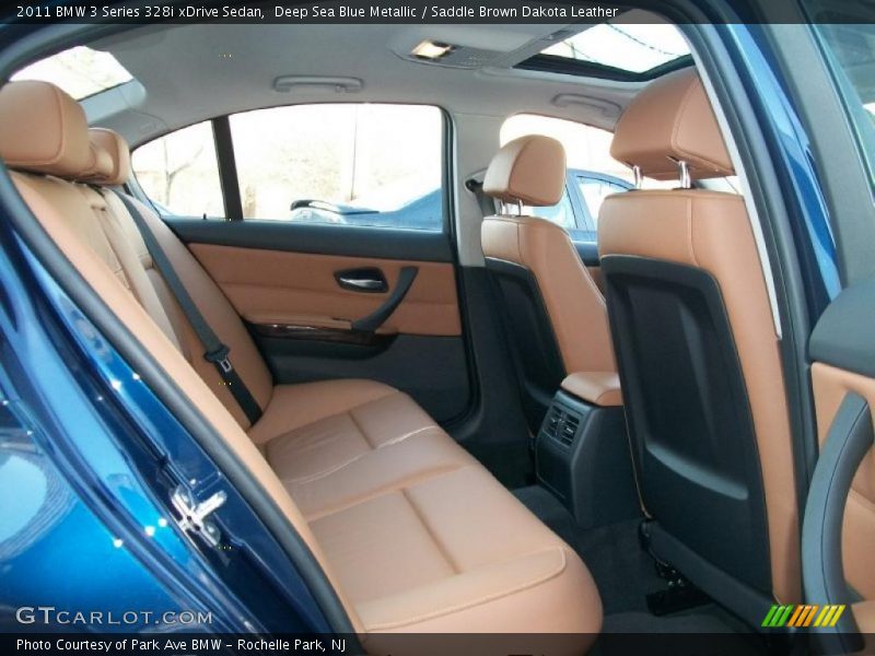 Deep Sea Blue Metallic / Saddle Brown Dakota Leather 2011 BMW 3 Series 328i xDrive Sedan