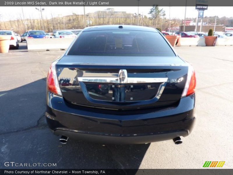 Dark Ink Blue Metallic / Light Camel 2009 Lincoln MKS Sedan