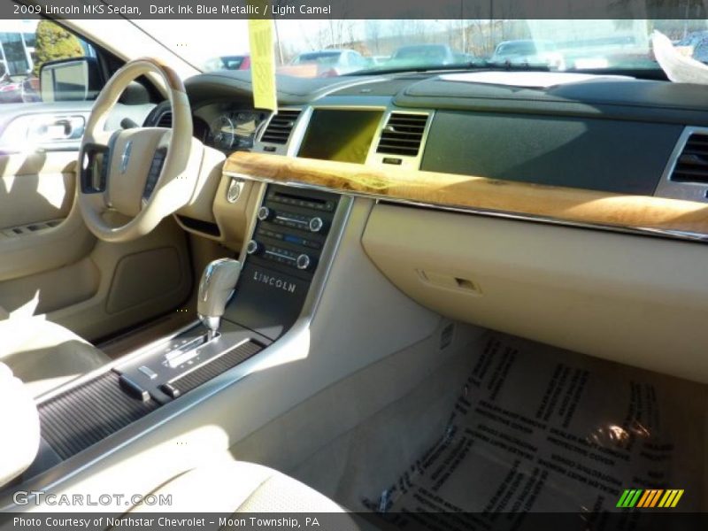 Dark Ink Blue Metallic / Light Camel 2009 Lincoln MKS Sedan
