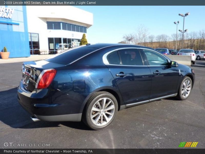 Dark Ink Blue Metallic / Light Camel 2009 Lincoln MKS Sedan