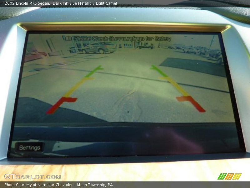 Dark Ink Blue Metallic / Light Camel 2009 Lincoln MKS Sedan