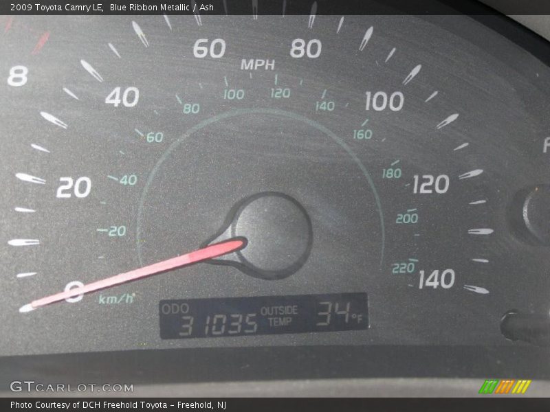 Blue Ribbon Metallic / Ash 2009 Toyota Camry LE