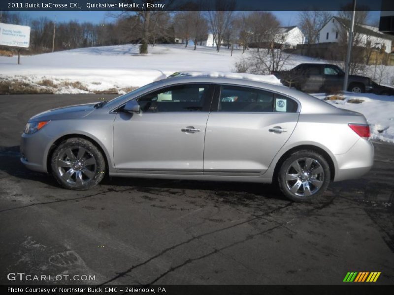 Quicksilver Metallic / Ebony 2011 Buick LaCrosse CXL