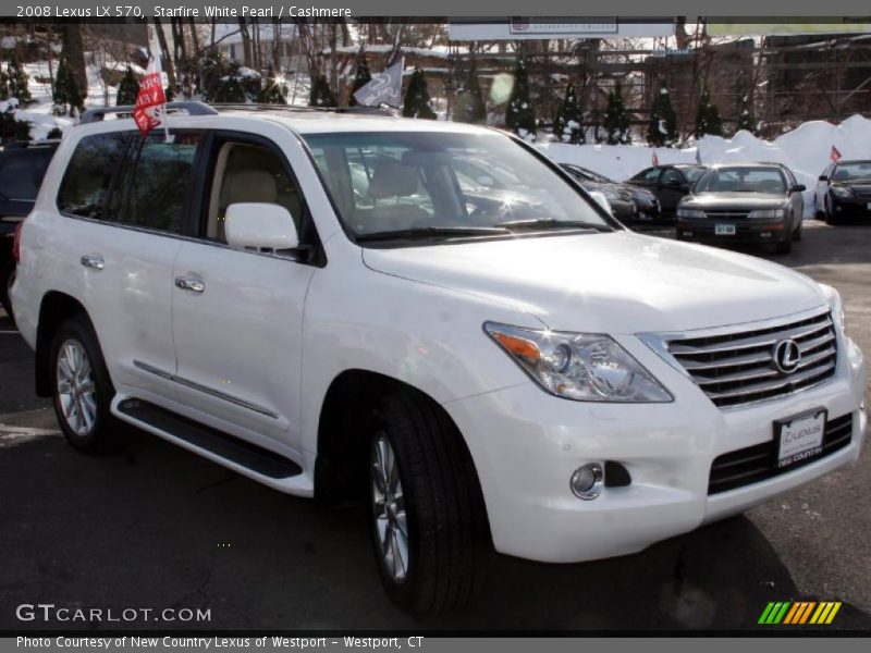 Starfire White Pearl / Cashmere 2008 Lexus LX 570