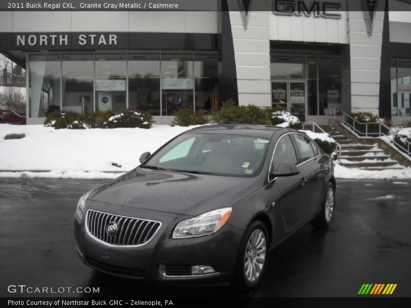 Granite Gray Metallic / Cashmere 2011 Buick Regal CXL