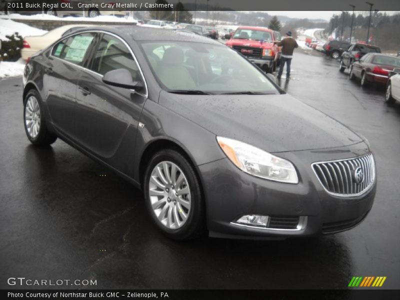Granite Gray Metallic / Cashmere 2011 Buick Regal CXL
