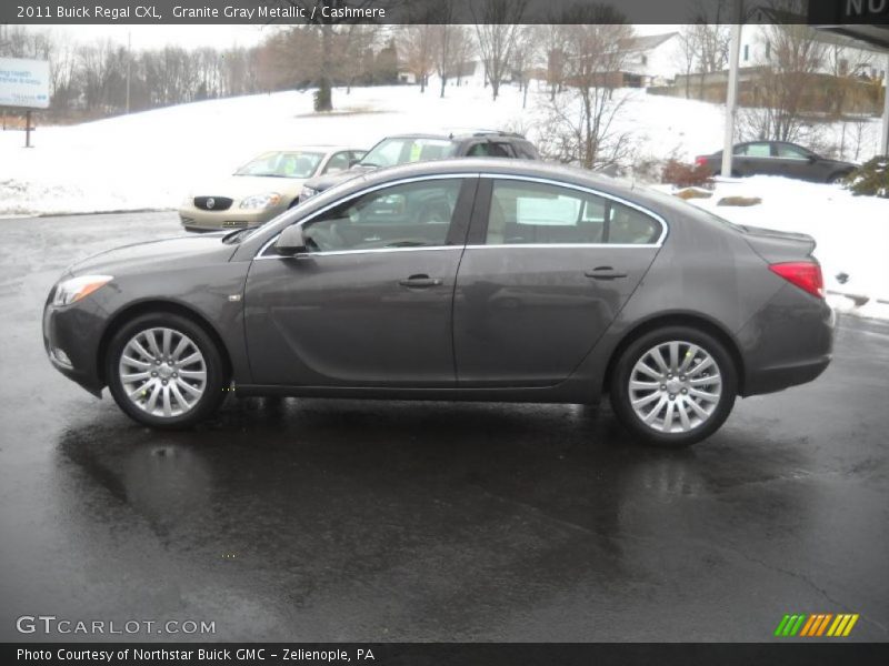 Granite Gray Metallic / Cashmere 2011 Buick Regal CXL