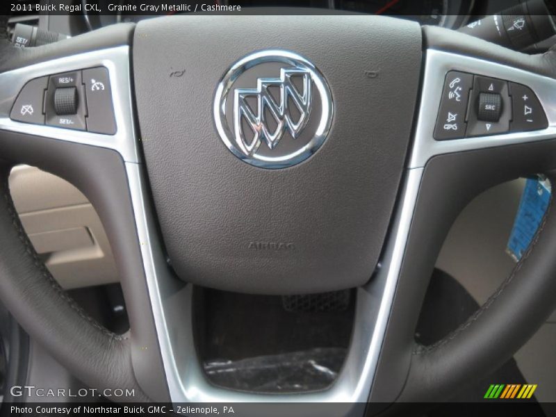 Granite Gray Metallic / Cashmere 2011 Buick Regal CXL