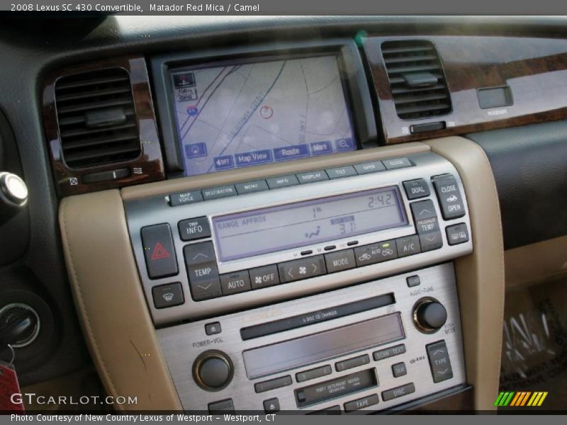 Controls of 2008 SC 430 Convertible