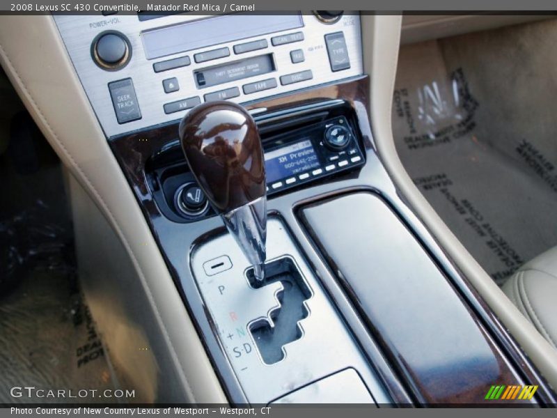  2008 SC 430 Convertible 6 Speed Sequential Shift Automatic Shifter