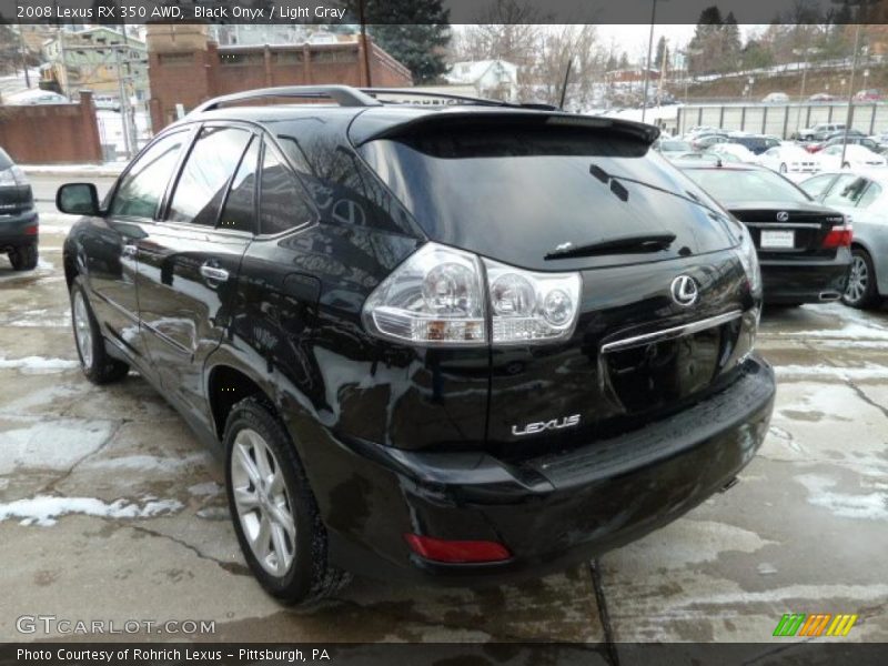 Black Onyx / Light Gray 2008 Lexus RX 350 AWD