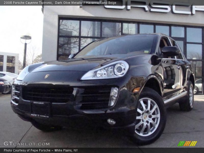Dark Olive Metallic / Havanna/Sand Beige 2008 Porsche Cayenne Tiptronic
