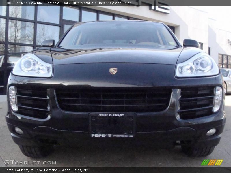 Dark Olive Metallic / Havanna/Sand Beige 2008 Porsche Cayenne Tiptronic