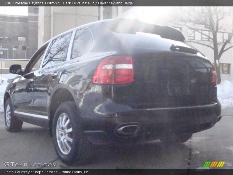 Dark Olive Metallic / Havanna/Sand Beige 2008 Porsche Cayenne Tiptronic