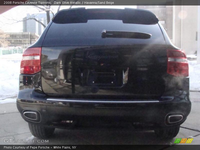 Dark Olive Metallic / Havanna/Sand Beige 2008 Porsche Cayenne Tiptronic