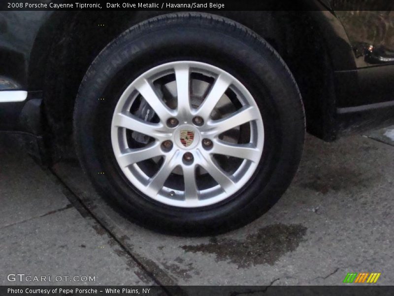 Dark Olive Metallic / Havanna/Sand Beige 2008 Porsche Cayenne Tiptronic
