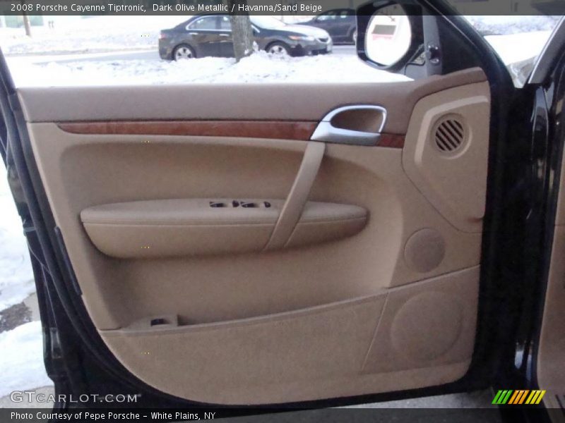 Dark Olive Metallic / Havanna/Sand Beige 2008 Porsche Cayenne Tiptronic