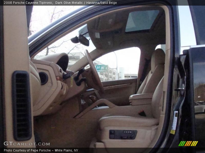 Dark Olive Metallic / Havanna/Sand Beige 2008 Porsche Cayenne Tiptronic