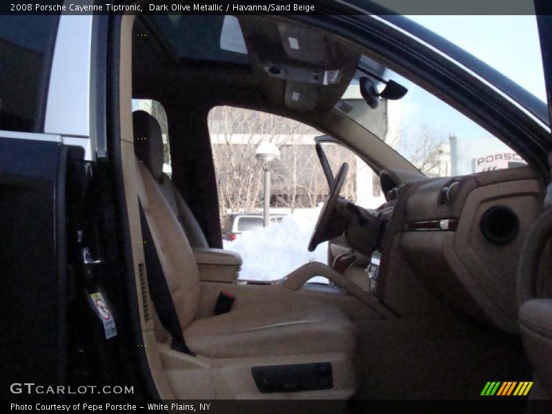 Dark Olive Metallic / Havanna/Sand Beige 2008 Porsche Cayenne Tiptronic