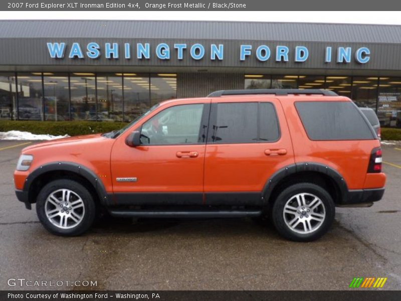 Orange Frost Metallic / Black/Stone 2007 Ford Explorer XLT Ironman Edition 4x4