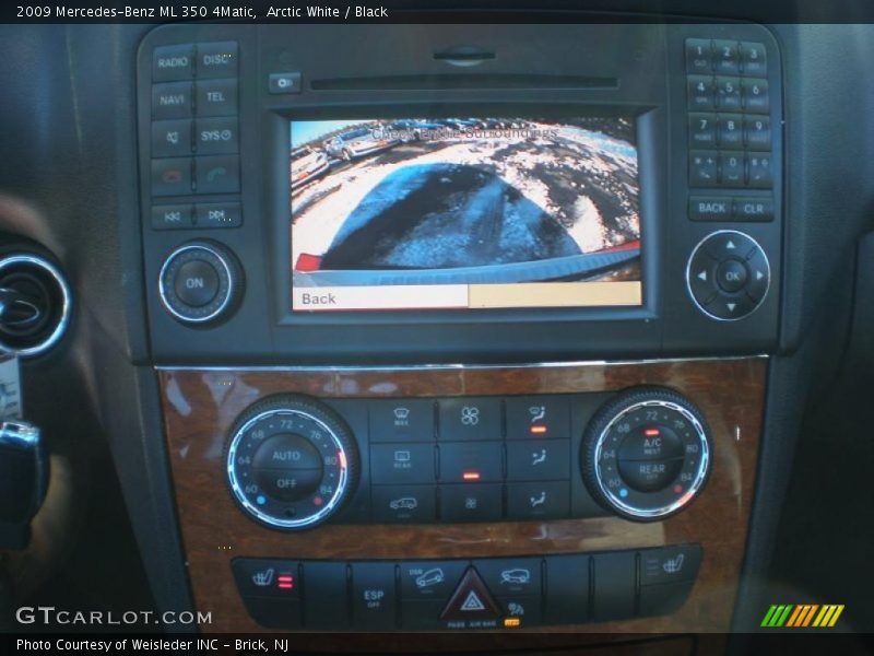 Arctic White / Black 2009 Mercedes-Benz ML 350 4Matic