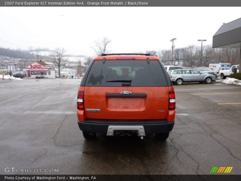 Orange Frost Metallic / Black/Stone 2007 Ford Explorer XLT Ironman Edition 4x4