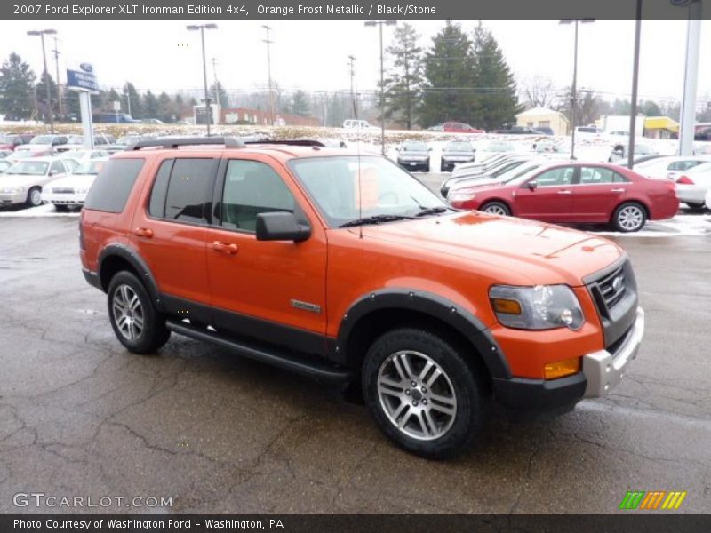 Orange Frost Metallic / Black/Stone 2007 Ford Explorer XLT Ironman Edition 4x4