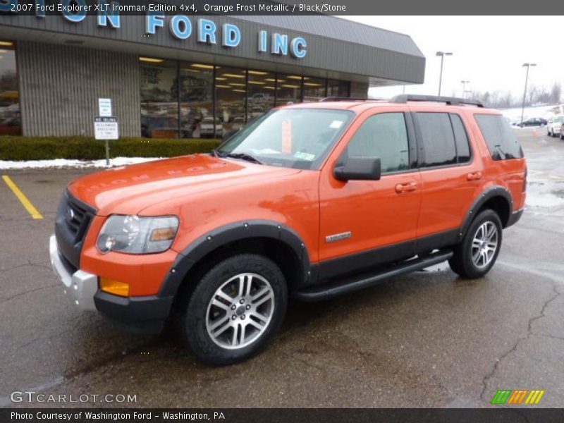 Orange Frost Metallic / Black/Stone 2007 Ford Explorer XLT Ironman Edition 4x4
