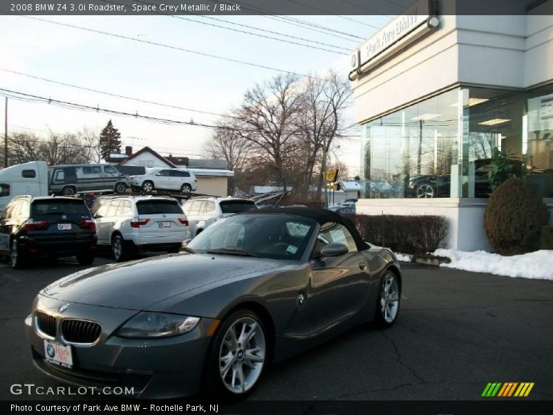 Space Grey Metallic / Black 2008 BMW Z4 3.0i Roadster