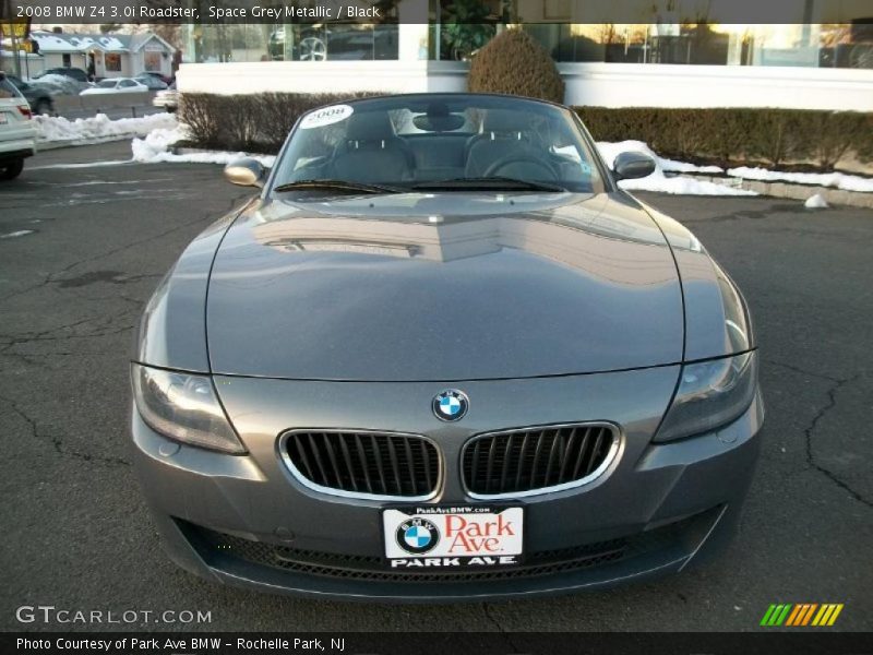 Space Grey Metallic / Black 2008 BMW Z4 3.0i Roadster