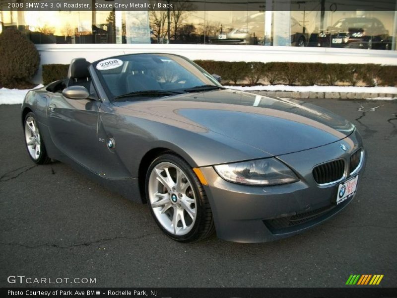 Space Grey Metallic / Black 2008 BMW Z4 3.0i Roadster