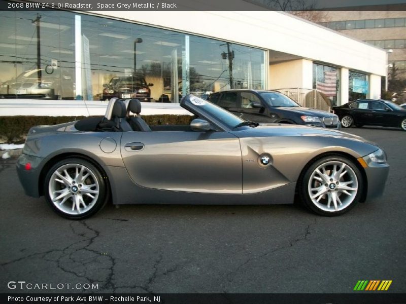 Space Grey Metallic / Black 2008 BMW Z4 3.0i Roadster